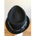Concept One Accessories 's Size M/L Hat Black Fedora Skull Fabric Hatband  eb-43076343